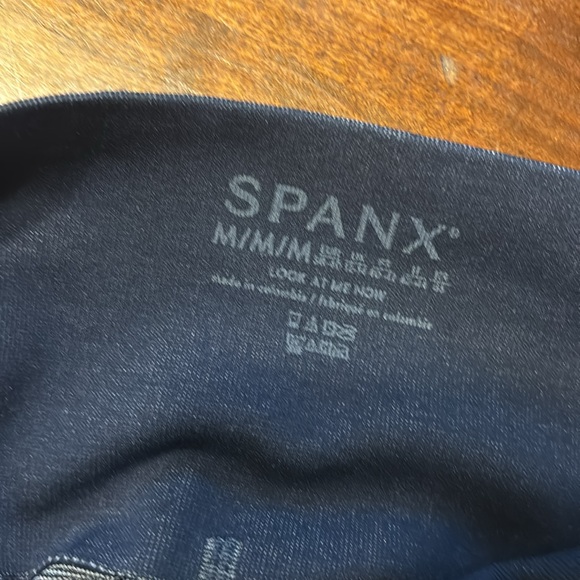 Spanx navy leggings, size M - Picture 2 of 3